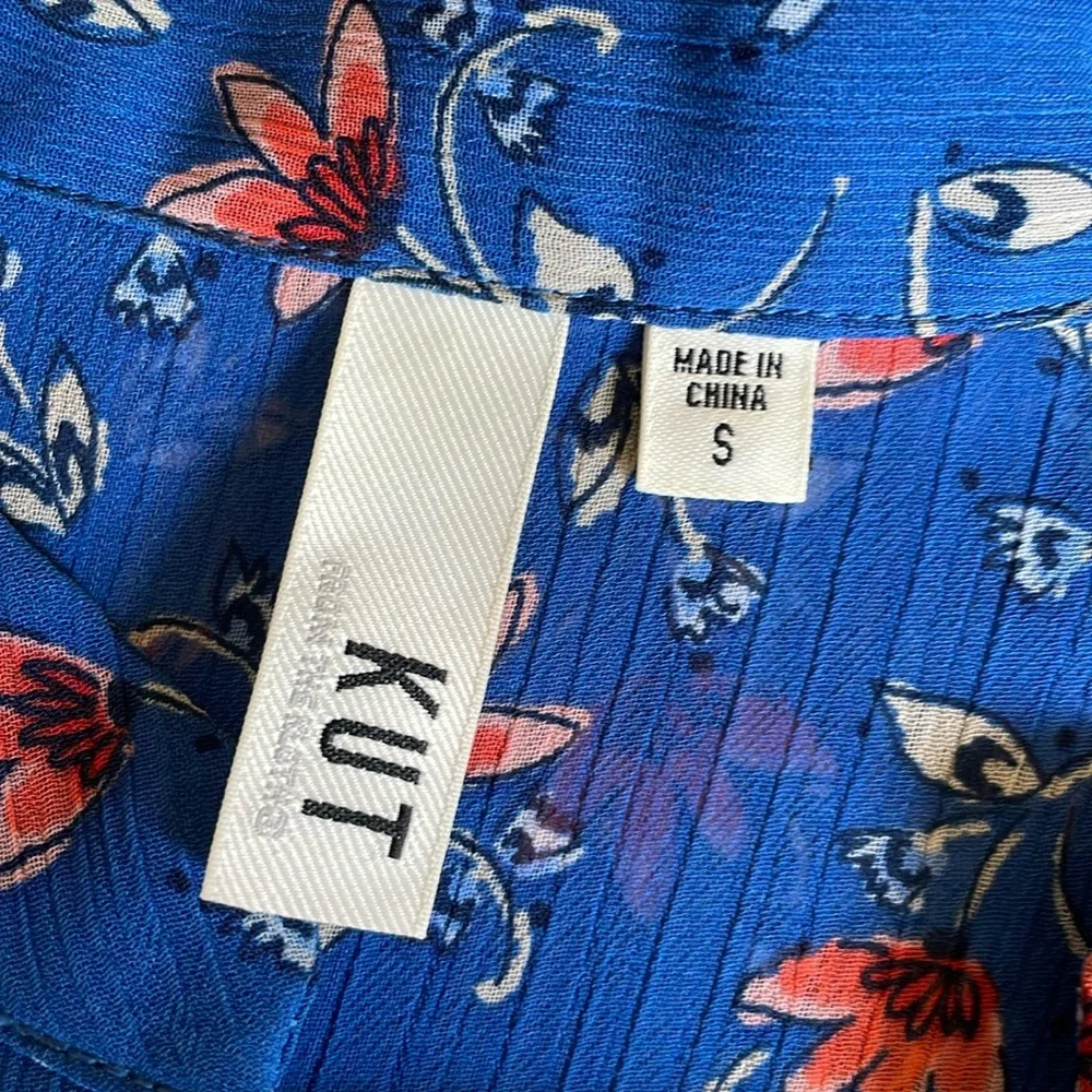 KUT FROM THE KLOTH Jasmine Printed Button Up Blouse - Picture 6 of 6